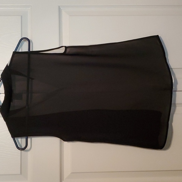 Carmen Marc Valvo Women's Sheer Sleeveless Button Down Top Size XS - Picture 6 of 7